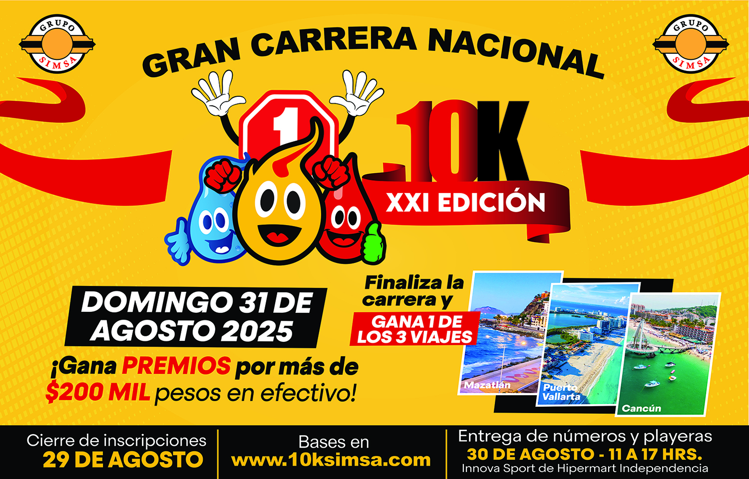 Gran carrera nacional 10K, gana un auto